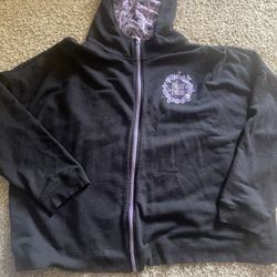 Disneys Haunted House Zip up hoodie Size 3X
