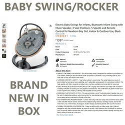 Electric Baby Swing/Rocker w/Music