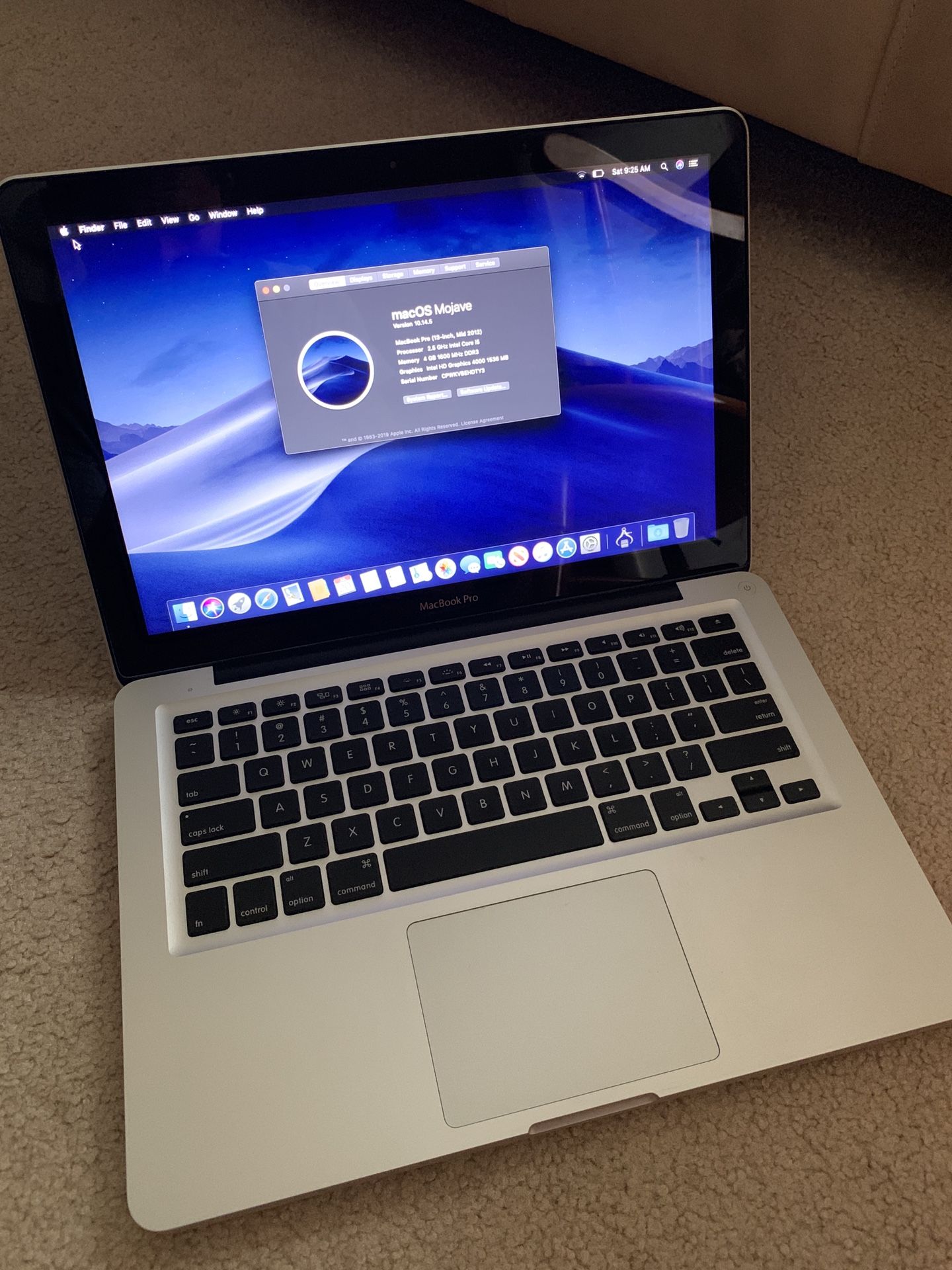 MacBook Pro 13” i5/4/240gb with Microsoft office 2016