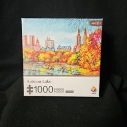 Autumn Lake 1000 Piece Puzzle Factory Sealed 