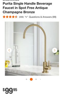 NEW IN BOX***NICE SINGLE HANDLE KITCHEN BEV FAUCET BY KRAUS