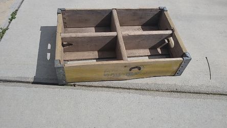 Vintage bottle crate.