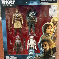 Star Wars Rogue One 4 Pack Figures Bought From Disney Store Brand New
