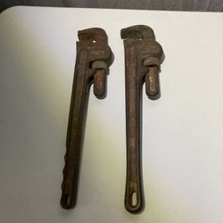 Craftsman and Rigid 18” Pipe Wrenches