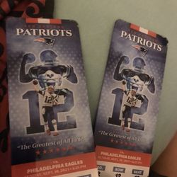 Tom Brady Commemorative Ticket Retirement Game 9/10/23 Patriots Eagles