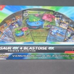 Venusaur EX & Blastoise EX Premium Collection 