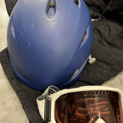 Snowboard Helmet (Goggles Included)