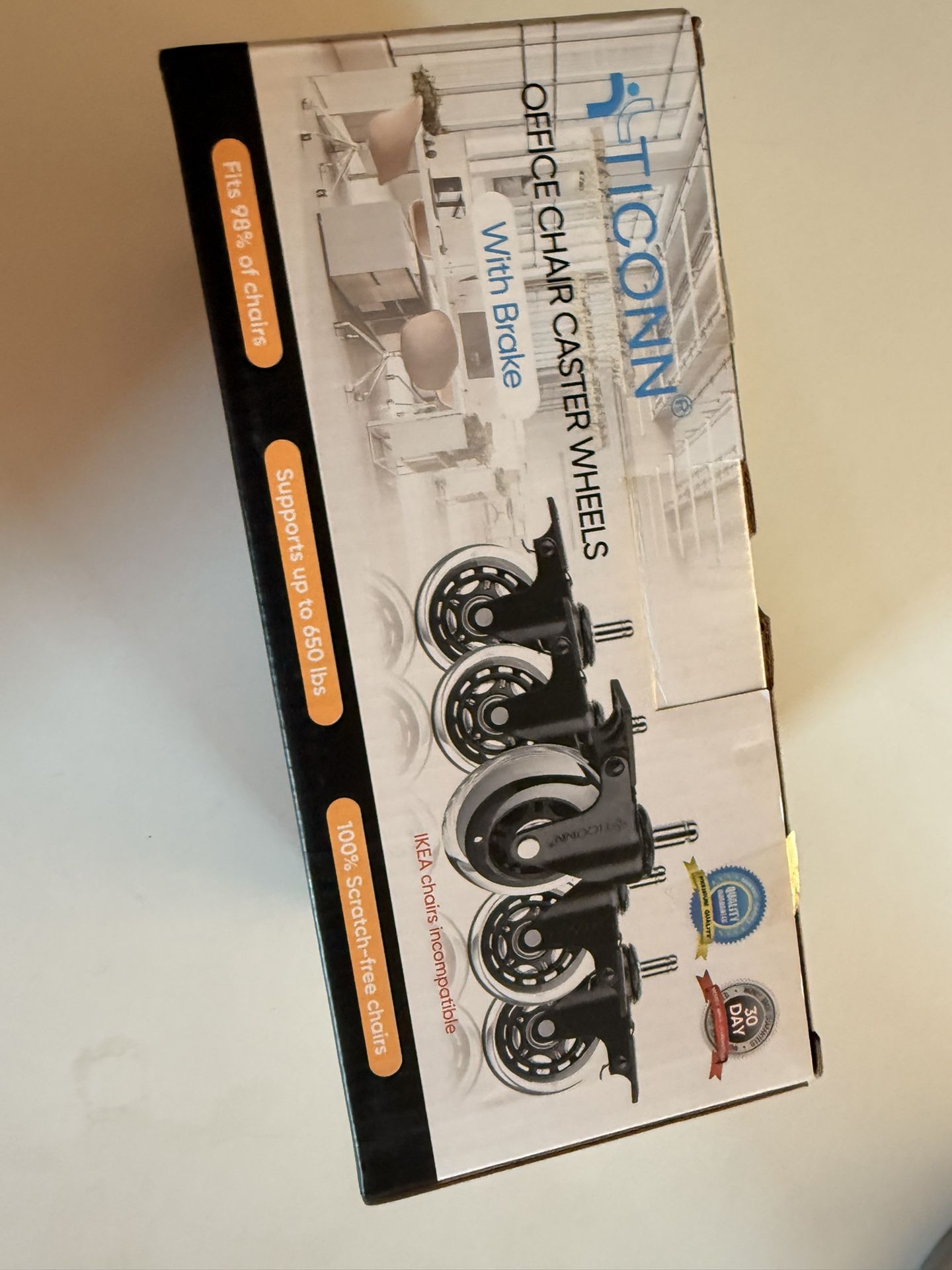 Office Chair Roller Blade Wheels With Locks