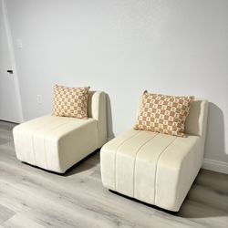 White Accent Chairs Sofa 