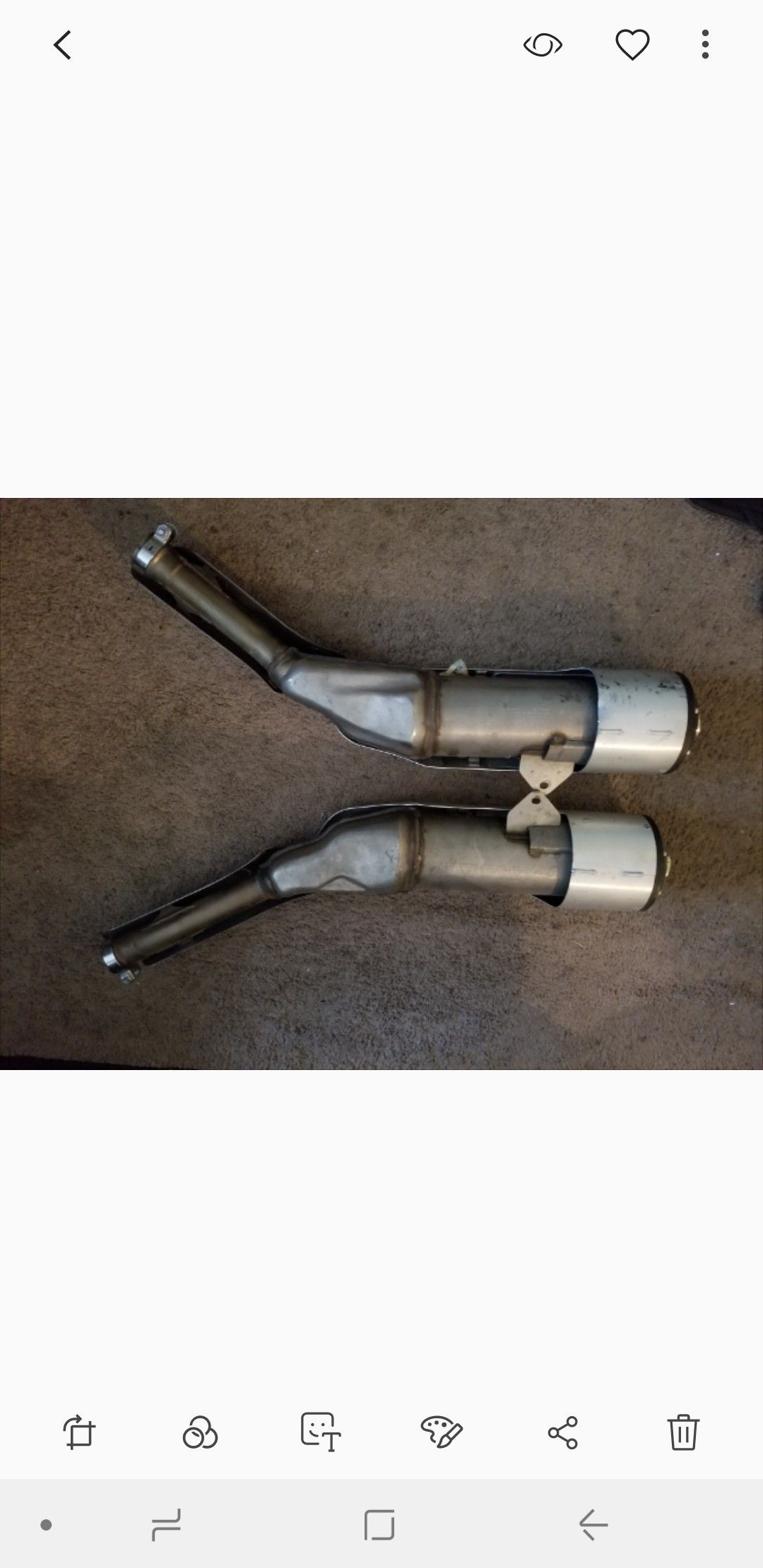 Suzuki motorcycle exhaust V-Storm 06G0