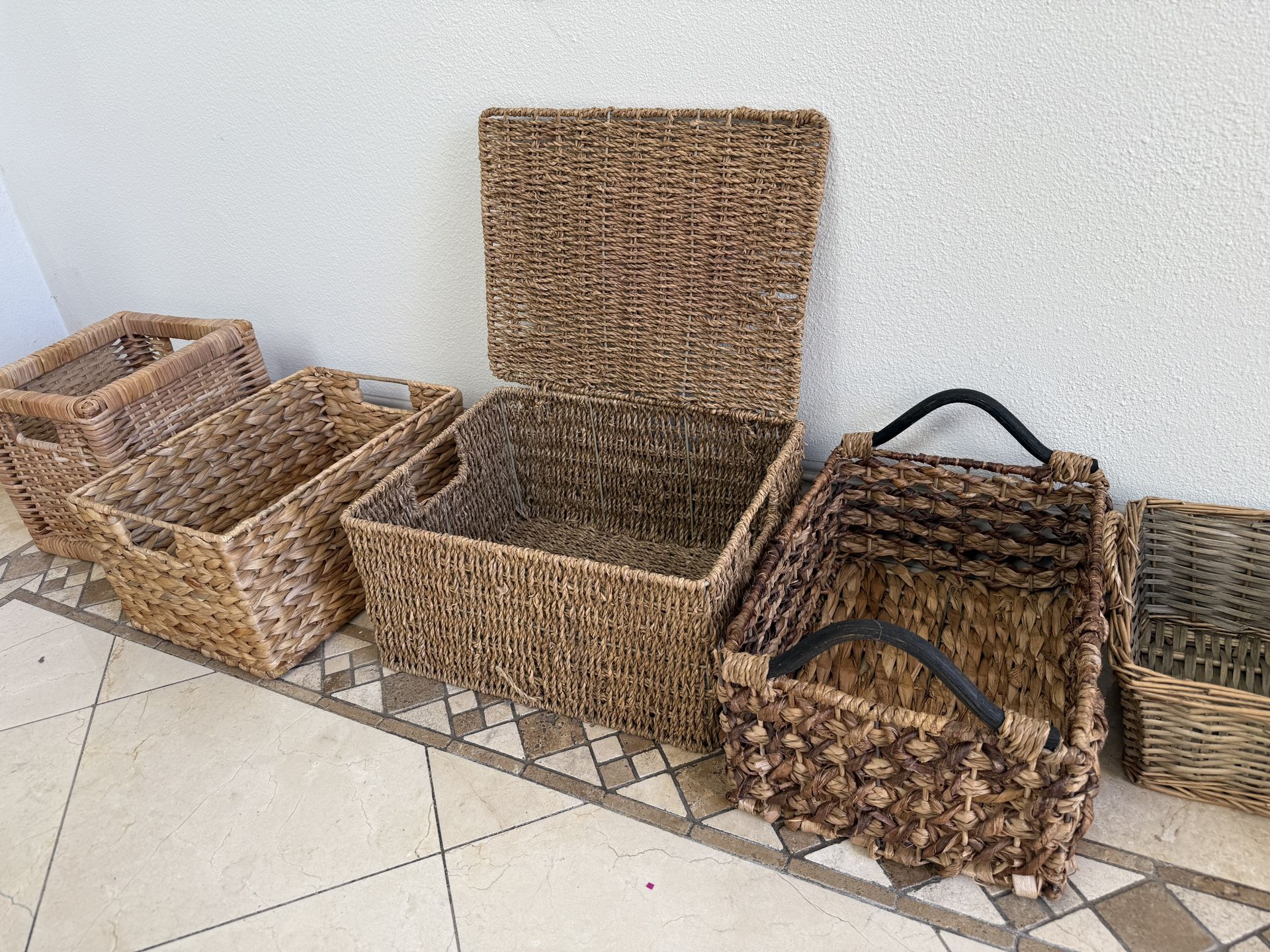 Assortment Of Wicker Baskets