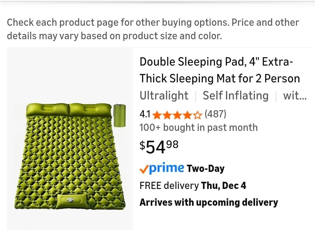 Tekik Double Sleeping Pad