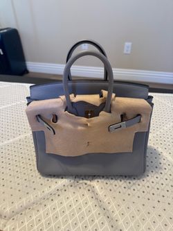 Hermès Birkin 25Bag Gray Togo Leather