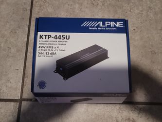 Alpine Amplifier