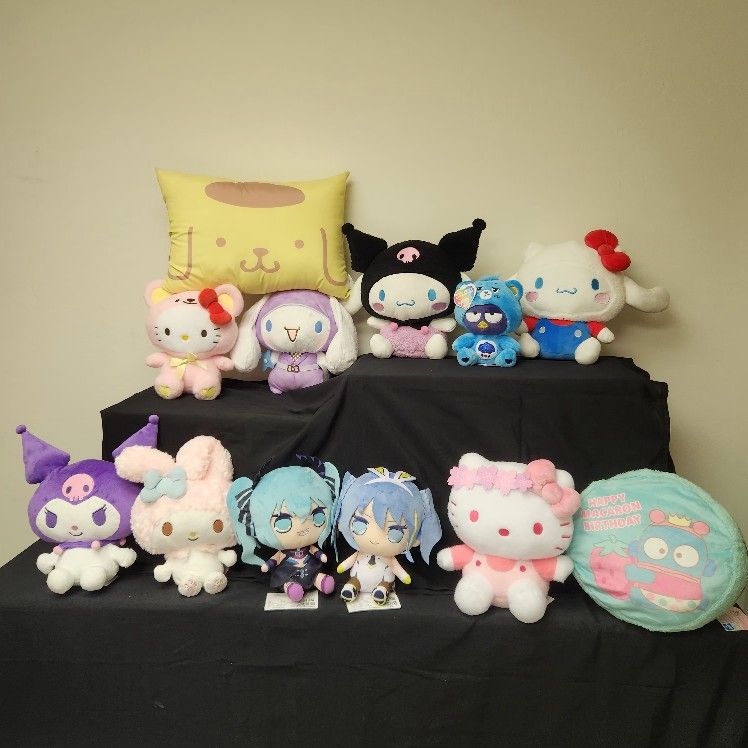 2 For $25 Sanrio And Hatsune Miku Plushies
