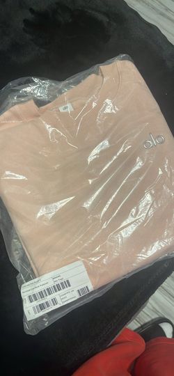 pink alo accolade crewneck sweater
