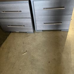 2 Nightstands/Side/End Tables W/2Drawers W/Minor Scratches(See & Click On Pictures). Still In Good Condition And Useable 
