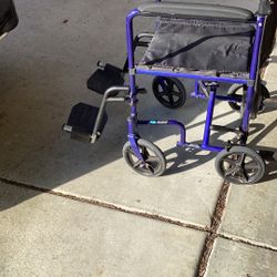 Wheelchair Walker Super Light Very Good Condition Easy To Fold And Curry
