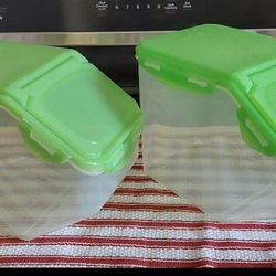 Lock & Lock Large 5.3 Qt Storage Container w/Flip-Top Lid Set of 2 (NEW)