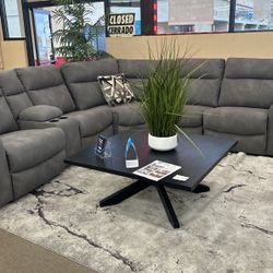 power reclingcsectional floor model clearance price  $2199.00