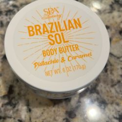 Spa Luxury Brazilian Sol Body Butter Pistachio & Caramel 6oz