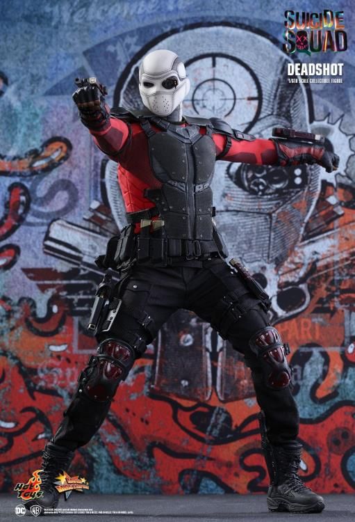Hot Toys 1/6 Suicide Squad Deadshot Figure! MMS381! INCOMPLETE! PLEASE READ!