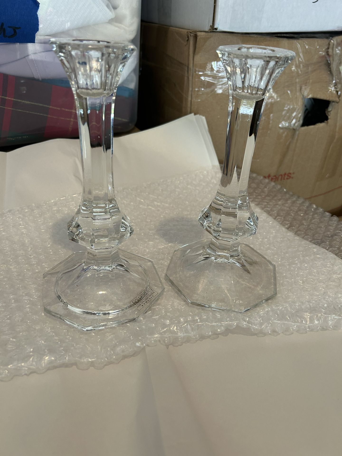 Crystal Candlesticks
