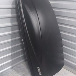 Thule Large Roof Box Great Like New Condition Dual Opening From Either Side 