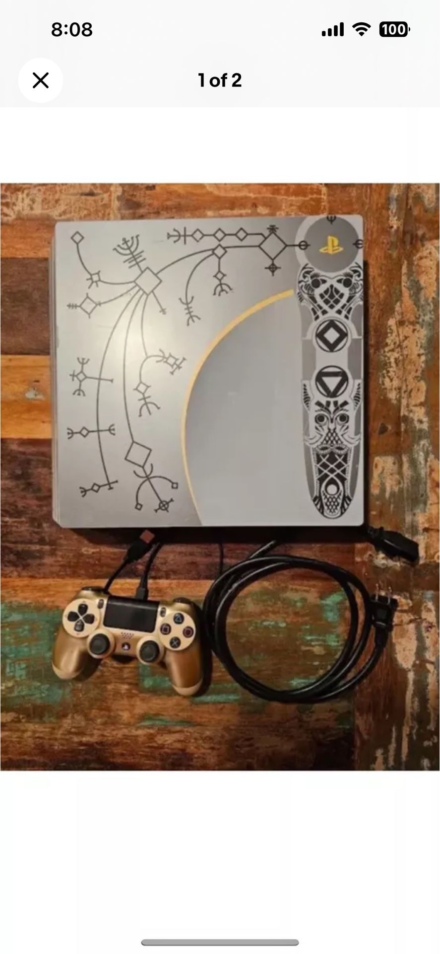 PS4 Console W Game And Controller New Like Cond 