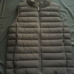 Black Calvin Klein puffer 