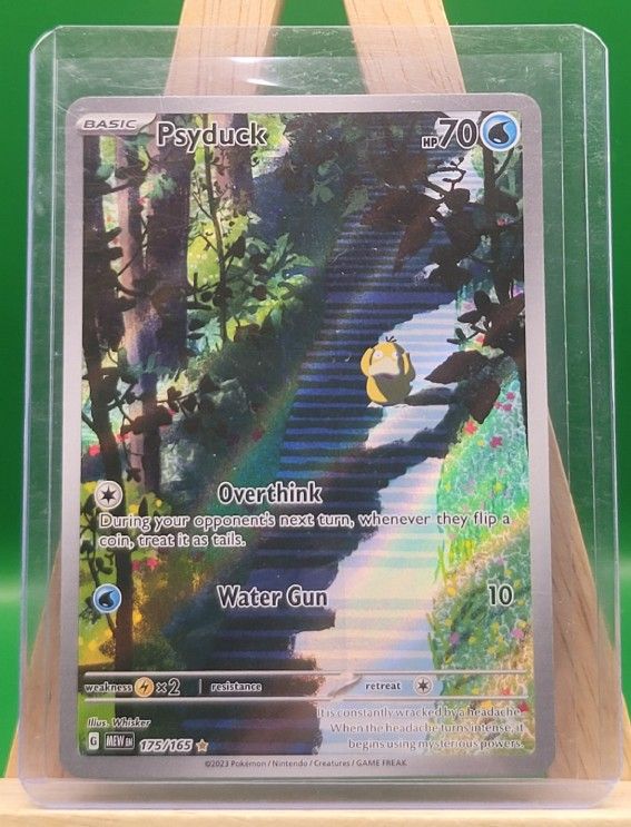 Pokémon Psyduck Illustration Rare Card 175/165 Scarlet & Violet-151 Ultra Rare FP/Mint