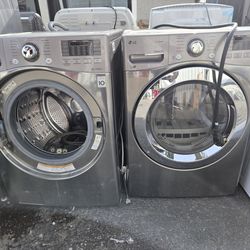 Lg Washer And Dryer Set Electric 30-day Warranty