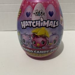 Hatchimals Jumbo Candy Egg Filled W 10 Lollipops, 5Pk JellyBeans, Sticker Sheet!