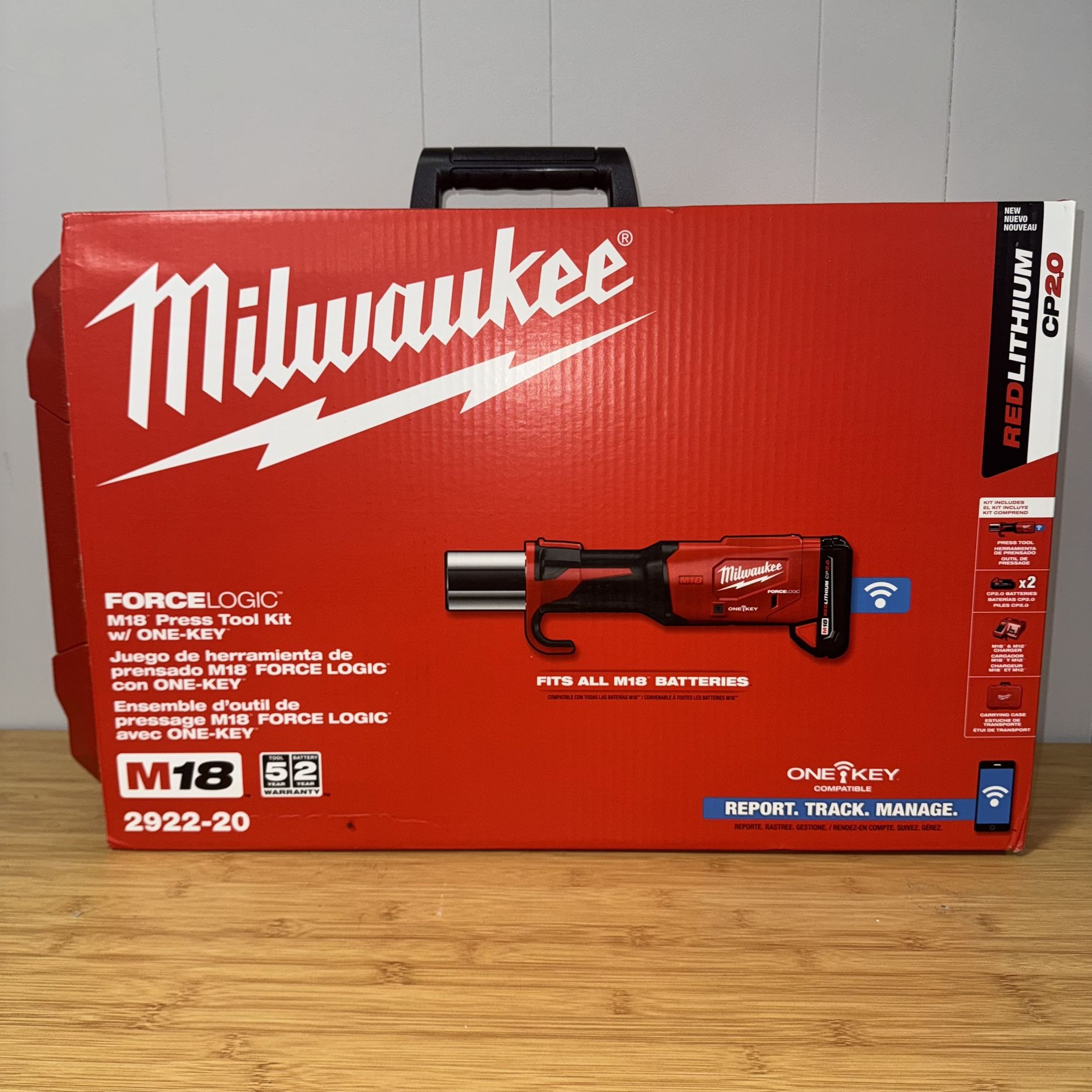 Milwaukee 2922-20 M18™ FORCE LOGIC™ Press Tool w/ ONE-KEY™