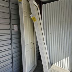 2) 32" X 96" FIRE RATED INTERIOR/EXTERIOR DOORS 