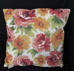 Large Floral Pillow