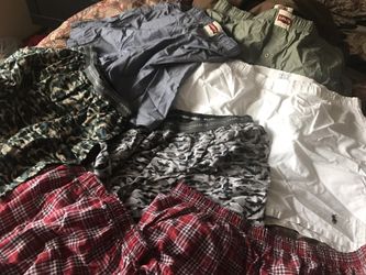 Men Levi and polo boxers