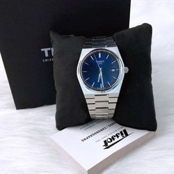 Men Tissot Classic PRX/316L Blue Stainless Steel Watch  (40mm)
