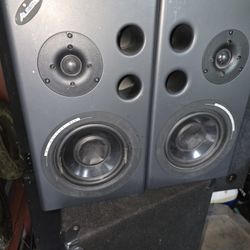 2 Alesis M1 Mk2 Active Reference Powered Studio Monitor Speakers