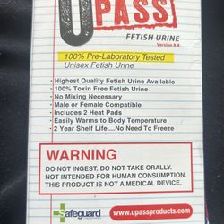 Upass Fetish Urine
