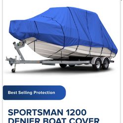 Boat Cover For 24’ To 26’ Boat With T Top Still In Box Never Opened
