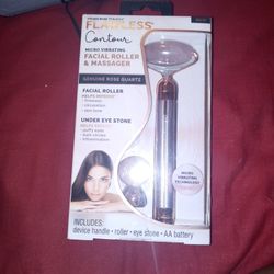 Brand New Flawless Contour Microfibrating Facial Roller And Massager