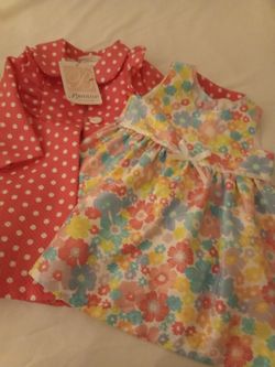 $8_new(18mos) dress/coat set. Thanks 