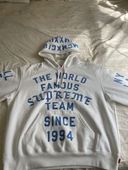Supreme Team Flocked Hooded Sweatshirt for Sale in Huntington, NY