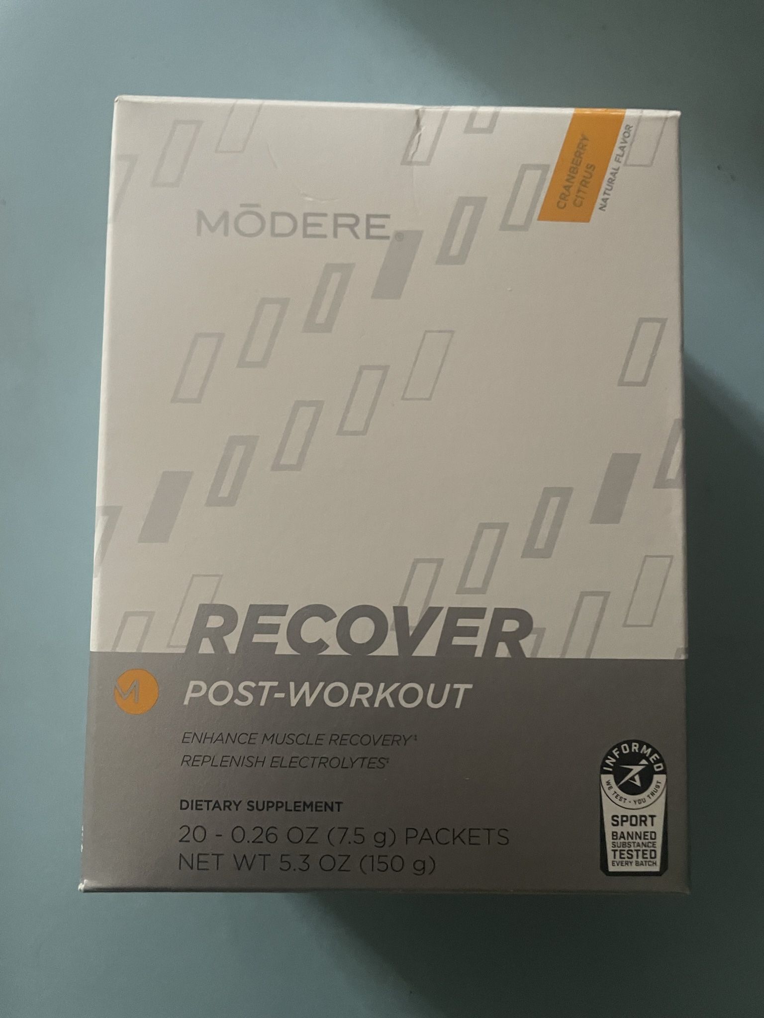 Modere Recover 20 Count New In Box