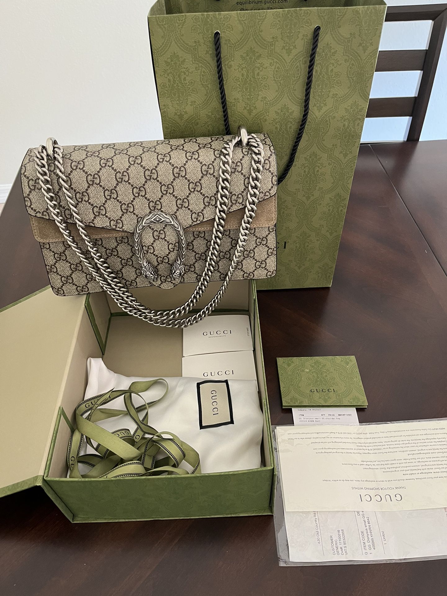 Gucci, Bags, Authentic Gucci Box And Shopping Bag