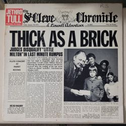 1972 JETHRO TULL "THICK AS A BRICK" VINYL (READ BEFORE MESSAGING) ***SEE OTHER POSTS***