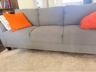 Light Grey Fabric Sofa for Sale