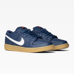 Nike SB Dunk Low Navy/Gum ISO  - Size 10.5
