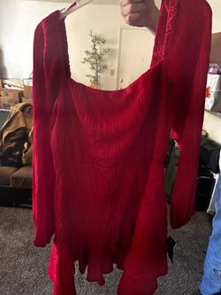 Red dress size L New